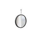 Ver imagem 1 de Espelho Round com Alça Corrente Preto - 20cm
