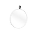 Ver imagem 1 de Espelho com Alça Round Branco e Preto - 50cm