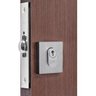 Fechadura Rolete Externa para Porta Pivotante União Mundial:QUADRADA ACETINADO/MAQ.45 - 1