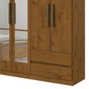 Ver imagem 6 de Guarda-Roupa Casal com Espelho 6 Portas 4 Gavetas Zeus Plus Lopas
