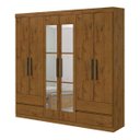 Ver imagem 3 de Guarda-Roupa Casal com Espelho 6 Portas 4 Gavetas Zeus Plus Lopas