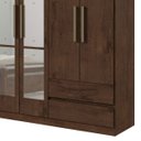 Ver imagem 6 de Guarda-Roupa Casal com Espelho 6 Portas 4 Gavetas Zeus Plus Lopas