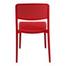 Cadeira Tramontina Serena Vermelho Empilhável em Polipropileno com Proteção Antimicrobiana - 6