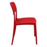 Cadeira Tramontina Serena Vermelho Empilhável em Polipropileno com Proteção Antimicrobiana - 4