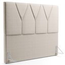 Ver imagem 1 de Cabeceira Cama Box Solteiro 100cm Aura Linho W01 Cru - Mpozenato