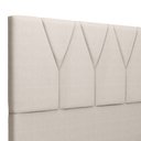 Ver imagem 5 de Cabeceira Cama Box Solteiro 100cm Aura Linho W01 Cru - Mpozenato