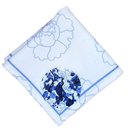 Ver imagem 2 de Kit 4 Guardanapos de Tecido Pavão Azul 40cmx40cm