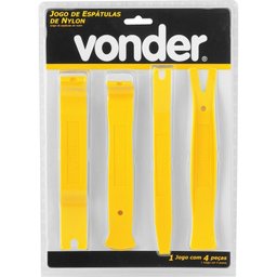 Jogo Espátula de Nylon Multiuso com 4 Peças - Vonder - 6