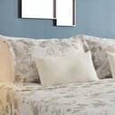 Ver imagem 4 de Kit Colcha Queen 2 Fronhas Montblanc Hibisco Creme Cotton 03