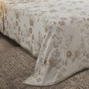 Ver imagem 3 de Kit Colcha Queen 2 Fronhas Montblanc Hibisco Creme Cotton 03