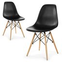 Ver imagem 7 de Conjunto Mesa de Cozinha Prattica Industrial 120cm e 2 Cadeiras Eames F02 Branco/Preto - Mpozenato