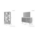 Ver imagem 3 de Conjunto Sala de Estar Rack para TV até 32 Polegadas e Estante para Livros