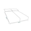 Ver imagem 2 de Sofá Cama Bicama Maio Móveis 3 Lugares Slim Suede Preto