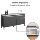 Ver imagem 5 de Balcao para Pia sem Tampo 145 Cm Tatiane Cinza Reajl Móveis
