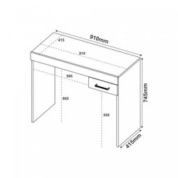 Mesa para Computador com Gaveta Cooler Artely - 6