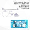 KIT ACESSÓRIOS BRANCO PARA BANHEIRO LAVELLO - HERC - 4