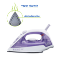 Ver imagem 2 de Ferro de Passar Roupa Vapor Spray Antiaderrente Autolimpeza 127v Black Decker