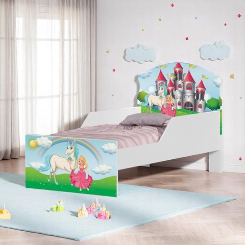 Cama Infantil Princesa Encantada com Colchão Mini Cama