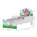 Ver imagem 3 de Cama Infantil Princesa Encantada com Colchão Mini Cama