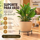 Ver imagem 3 de Suporte para Vaso de Plantas ou Descanso de Panela 20cm em Ferro Artesanal