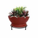 Ver imagem 4 de Suporte para Vaso de Plantas ou Descanso de Panela 20cm em Ferro Artesanal