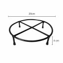 Ver imagem 3 de Suporte para Vaso de Plantas ou Descanso de Panela 20cm em Ferro Artesanal