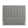 Cabeceira Estofada Carla 160 Cm Linho Cinza Escuro - 1