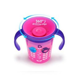 Copo de treinamento 360 (com alça) - Passarinhos - Munchkin 177ML - 2 Copo de treinamento 360 (com alça) - Passarinhos - Munchkin 177ML - 2
