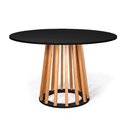 Ver imagem 1 de Mesa de Jantar Redonda Amadeirada Talia 120cm - Preto