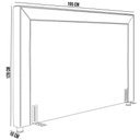 Ver imagem 2 de Cabeceira Cama Box Casal 195 Cm P05 Berlim Veludo Cinza