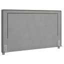 Ver imagem 1 de Cabeceira Cama Box Casal 195 Cm P05 Berlim Veludo Cinza