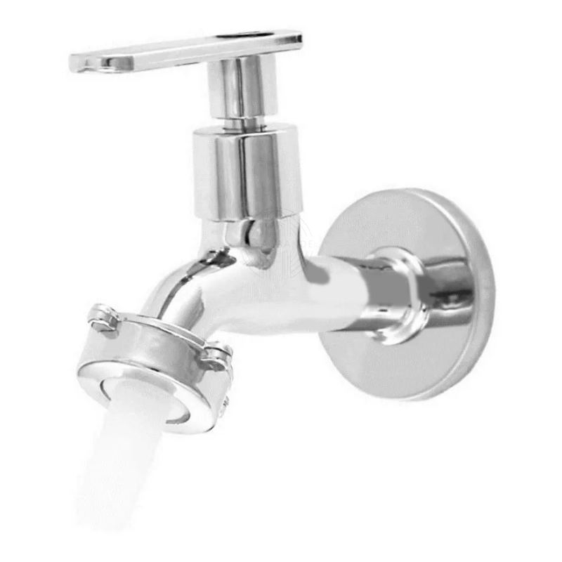 Torneira para Jardim Tanque Metal Alavanca Cromada 1128 C73 Cor:prateado Casagrande Mundial - 2