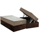 Ver imagem 1 de Cama Box Baú Crc Solt +Colchão D33 Viscomemory Ortobom 88