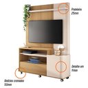 Ver mais imagens de Estante Home Theater Timber Freijó Off White – HB Móveis
