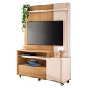 Ver imagem 1 de Estante Home Theater Timber Freijó Off White – HB Móveis