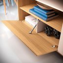 Ver imagem 6 de Estante Home Theater Timber Freijó Off White – HB Móveis