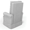 Ver imagem 6 de Kit 02 Poltronas de Amamentação e Descanso Com Balanço Laís G05 Linho Cinza Claro - Mpozenato