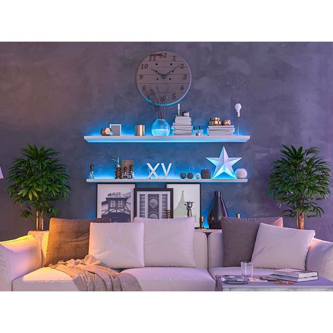 Fita Led Kit 4,8W/M 5M RGB 12V INT 15768 Taschibra