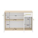 Ver imagem 6 de Balcão Auxiliar Modulado Bancada Cozinha Compacta Bege/Dubai/Branco