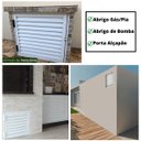 Ver imagem 7 de Porta Alçapão Alumínio Branco | Venezianas Ventiladas | Linha Fortline | Atlântica A=0,60m x L=0,60m