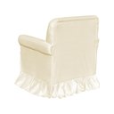 Ver imagem 5 de Poltrona Amamentação com Puff Laura Suede Marfim - Lm Decor