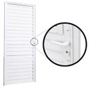 Ver imagem 1 de Porta Veneziana de Giro Direita Alumínio Branco | Linha Fortline | Atlântica A=2,10m x L=0,66m