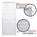Ver imagem 3 de Porta Veneziana de Giro Direita Alumínio Branco | Linha Fortline | Atlântica A=2,10m x L=0,66m