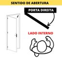 Ver imagem 5 de Porta Veneziana de Giro Direita Alumínio Branco | Linha Fortline | Atlântica A=2,10m x L=0,66m