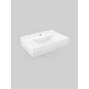 Ver imagem 1 de Cuba Pia De Apoio Para Banheiro Toleato Braga 45 Cm Marmorite Branco