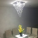 Ver imagem 4 de Kit Lustre Cristal,teto,sala de Jantar/estar Base 40x40cm