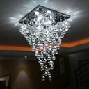 Ver imagem 5 de Kit Lustre Cristal,teto,sala de Jantar/estar Base 40x40cm