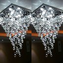 Ver imagem 1 de Kit Lustre Cristal,teto,sala de Jantar/estar Base 40x40cm