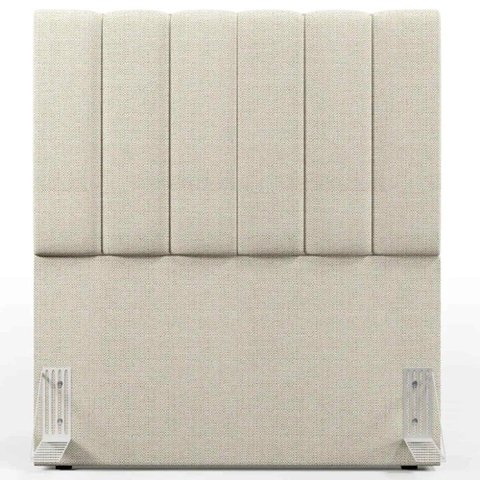 Cabeceira Box Solteiro Carrara - 90cm Jla Móveis Linho Bege