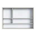 Ver imagem 4 de Armário Espelheira de Banheiro 90cm com 3 Portas e 1 Nicho Bari